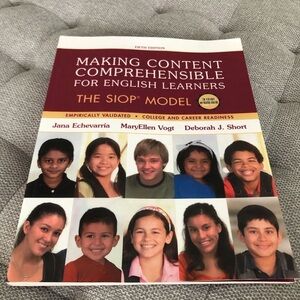 Making Content Comprehensible for English Learners the siop model paperback book